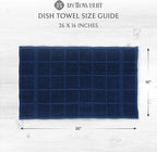 100% Cotton Terry Dish Towels for Kitchen, 4 Pack Plain, 16 x26 Inches - Image 4