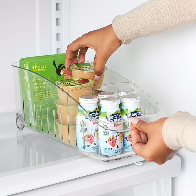 YouCopia RollOut Fridge Drawer 6", BPA-Free Clear Rolling Refrigerator - Image 5