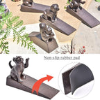 Sungmor Heavy Duty Cast Iron Cat Door Stops | Decorative Cute Animal Statue - Image 6