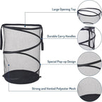 Seiritex 2Pcs Mesh Popup Laundry Hamper 115L Extra Large Collapsible Laundry - Image 5