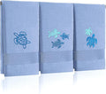 3 Pack Sea Turtle Coastal Hand Towels by Hahafelt