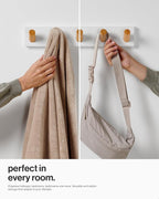 LARHN Wall Mounted Coat Rack, 16.5" - Image 5