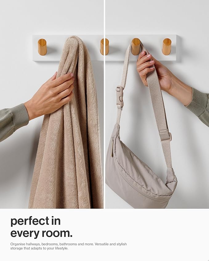 LARHN Wall Mounted Coat Rack, 16.5" - Image 5