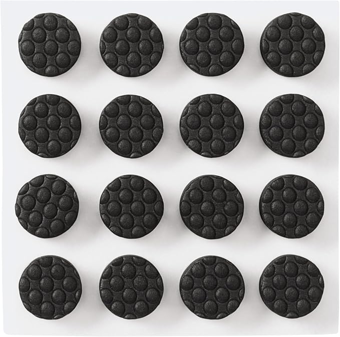 Scotch Black Adhesive Bumper Pads 40 PCS, Self-Stick Rubber Pads 3/8" Round - Image 2