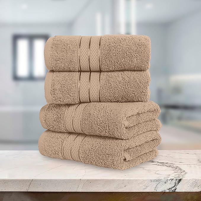 Elegant Comfort Three Line Popcorn Towel Set - Image 7