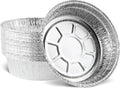 PLASTICPRO 9'' Inch Deep Round Tin Foil Pans Disposable Aluminum, Freezer & by PLASTICPRO