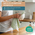 Casa Platino Kitchen Towels Cotton and Kitchen Dish Towels – Soft Cotton Set of - Image 3