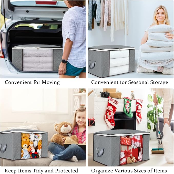 combocube 3 Pack Closet Organizers and Storage Containers, Clothes Storage Bins - Image 7