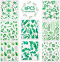 Lucomb 8 Pack Swedish Dish Cloths Washable, Reusable Cleaning Kitchen Paper by Lucomb