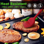 HOTEC Basting Brushes Silicone Heat Resistant Pastry Brushes Spread Oil Butter - Image 3