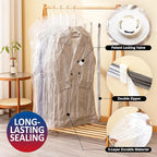 Hanging Vacuum Storage Bags, 6 Pack Hanging Storage Bags - Image 5