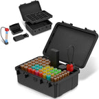 Hard Shell Battery Organizer Holder by Kiorafoto