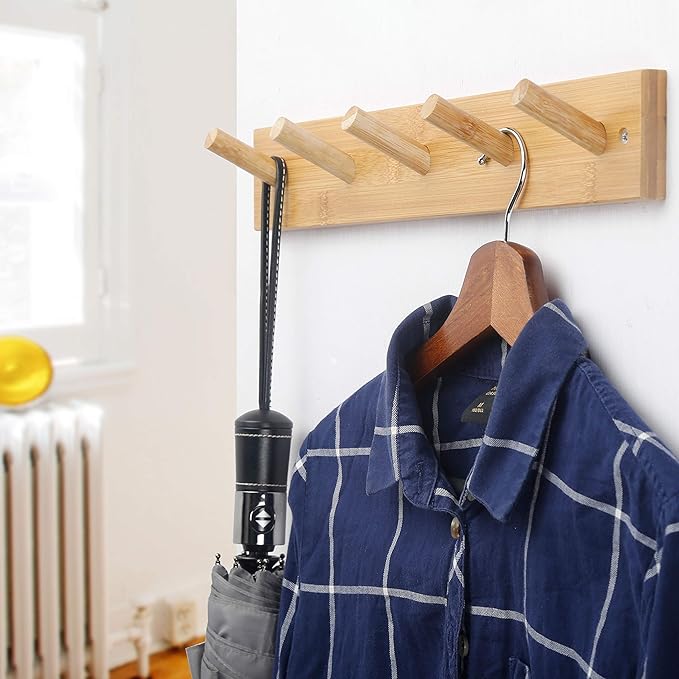 WEBI Coat Rack Wall Mounted, Coat Hanger Wall Mount - Image 6