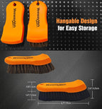 YeewayVeh 2PCS Leather Cleaning Brush, Horse Hair Brush - Image 7