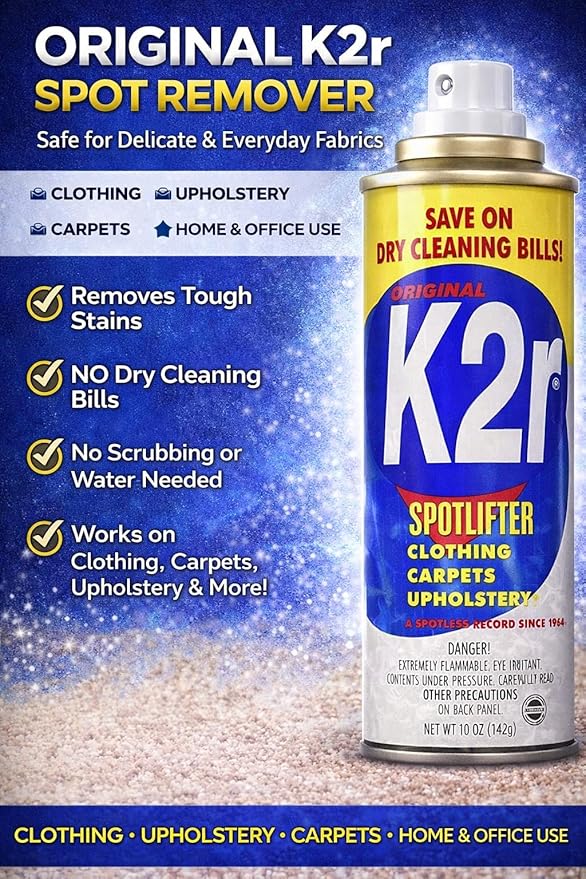 K2R SpotLifter Spot Remover Spray – Quick-Drying Stain Remover - Image 2