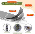 Xabitat Wall Mounted Ironing Board, 36.2" X 12.2" Compact Mount Fold Down Iron - Image 3