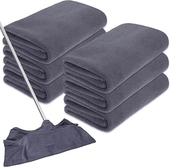 6 Pcs Extra Large Microfiber Cleaning Cloth Reusable Microfiber Towels Thick by Unknown