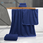 TENSTARS Luxury Silk Hemming Towel Set - Image 2