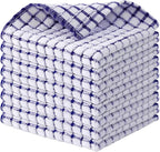 Kitinjoy Cotton 8 Pack Terry Kitchen Dish Cloths, 12 x 12 Inches Super Soft and by Kitinjoy
