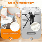 Ironing Board Cover and Pad, 18x49 Extra Wide Thick Iron Padding, Scorch & - Image 4