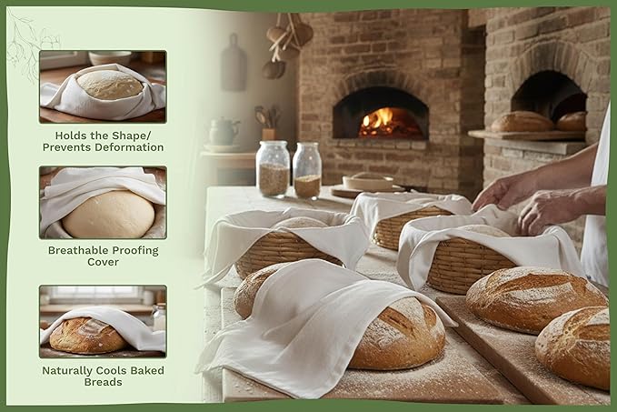Bread Towels for Proofing Cover - Image 3