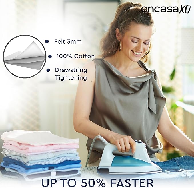 Encasa XO Ironing Board Cover and Pad 54"x18" - Image 7
