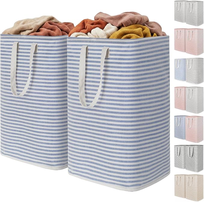 Lifewit 2 Pack Laundry Hamper Large Collapsible Laundry Baskets, Freestanding by Lifewit