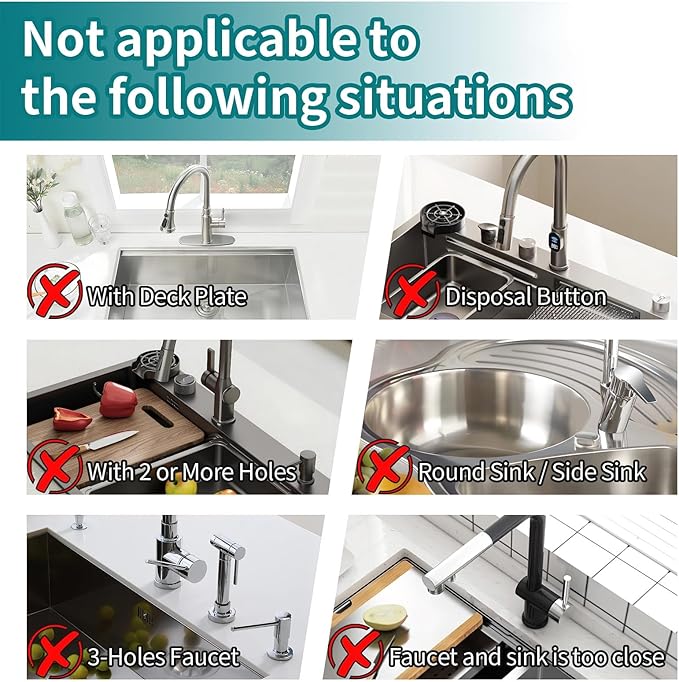 Kitchen Sink Faucet Mat, Prevents Moisture Buildup, Suitable - Image 6