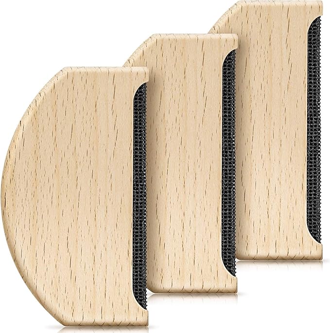Boao 3 Pcs Cashmere Combs to Remove Pilling Sweater Defuzzer Multi-Fabric by Boao