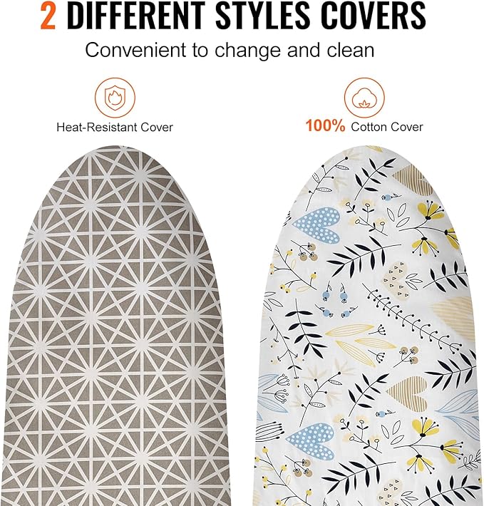VEVOR Ironing Board with Large 43 x 13 Ironing Surface, Thickened 4 Layers Iron - Image 5