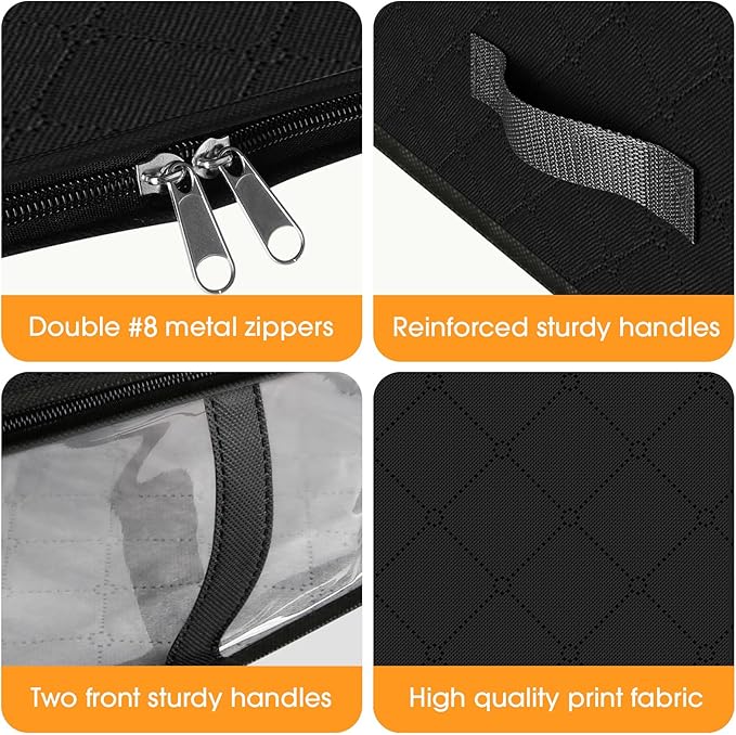 StorageRight Under Bed Storage Bins, Breathable Organizer - Image 3