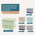 Casa Platino Kitchen Towels Cotton and Kitchen Dish Towels – Soft Cotton Set of - Image 7
