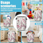 Romantic Paris Eiffel Tower Laundry Basket, Laundry Hamper Collapsible Oxford - Image 7