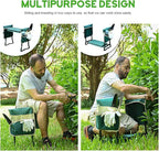 KVR Upgraded Garden Kneeler and Seat with Thicken & Widen Soft Kneeling Pad,Heavy Duty Foldable Gardener Stool with 2 Tool Pouches,Gardening Gifts for Women Mom Men Seniors¡­… - Image 5