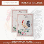 100% Cotton Kitchen Towel Campagne Maison d' Hermine Set of 2 Super Soft Highly - Image 3