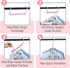 Mr. Pen- Space Saving Hangers for Clothes, Playful Pop Colors, Plastic Multi - Image 5