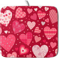 Valentine Day Love Heart Dish Drying Pad 16 x 18 Inch by APORTT