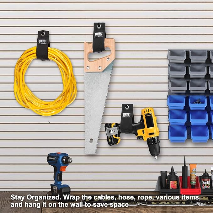 5 Pack Heavy Duty Large 13-inch Extension Cord Storage Organize Cables - Image 6
