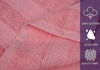 ZUPERIA Classic Hand Towels Pack of 10 100% Ring Spun Cotton Light Weight & - Image 4