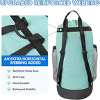 BALEINE 150L Laundry Bag Backpack, 900D Oxford Fabric Large Travel Laundry Bags - Image 2