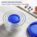 Vtopmart 4 Pack Glass Bowls - Image 7