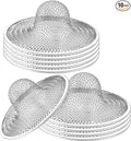 10pcs Mesh Sink Strainer, 2.75" Top/1" Stainless Steel Slop Basket Filter Trap by Rainmae