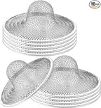 10pcs Mesh Sink Strainer, 2.75" Top/1" Stainless Steel Slop Basket Filter Trap by Rainmae