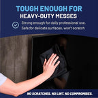 MW Pro Microfiber Cleaning Cloth | Black | 36 Pack | 16” x 16” | All Purpose - Image 6