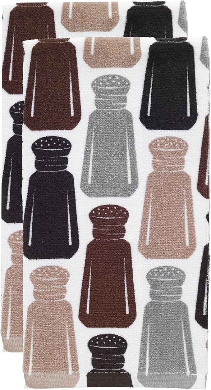 T-Fal Fiber Reactive Print Kitchen Towels: Highly Absorbent, Super Soft - Image 2