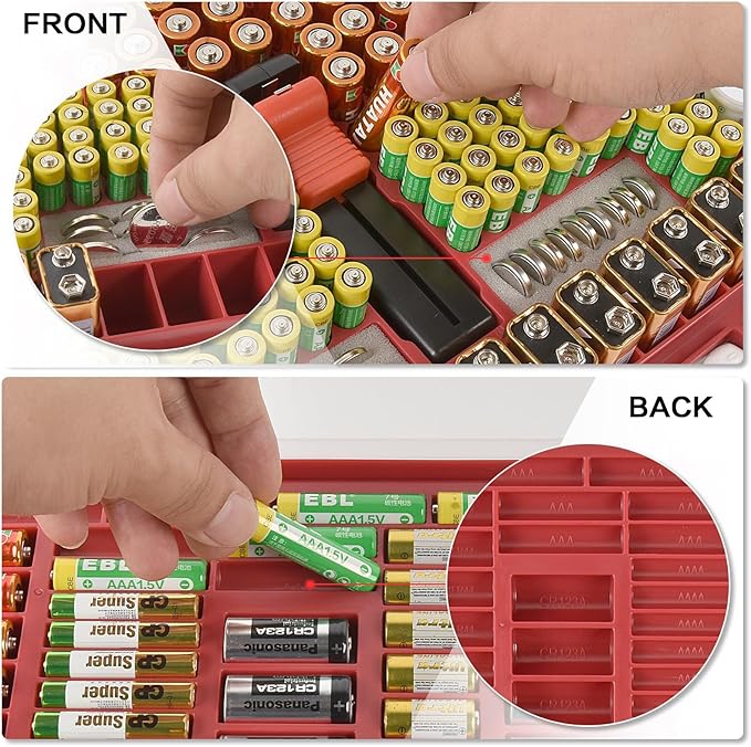 Battery Organizer Storage Holder Case - Image 4