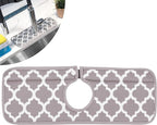 S&T INC. Microfiber Kitchen Faucet Sink Mat Drip and Splash Catcher by STINC