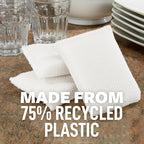 Scotch-Brite Greener Clean Dish Scrubbers, 18 Non-Scratch Kitchen Sponges - Image 3