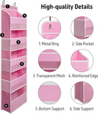 Over Door Organizer with 5 Large Pockets, Heavy Duty Hanging Organizer Storage - Image 4