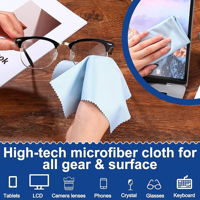 Frienda 50 Pcs Microfiber Cleaning Cloth - Image 3